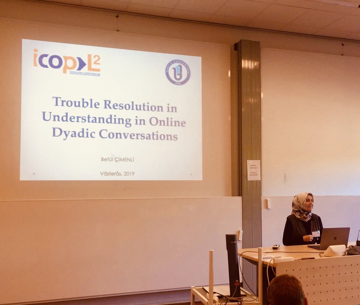 BetulCimenli's tweet photo. Finally presented my paper 😅🤓@malardalen_uni #ICOPL2 https://t.co/ZEJvTs7UM0