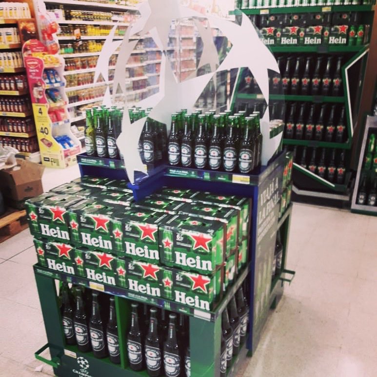 GrupoBasicos's tweet photo. #ChampionsLeagueFinal #Heineken #retail #display #pdv #pos #pop by @GrupoBasicos https://t.co/OMteHm8a2s