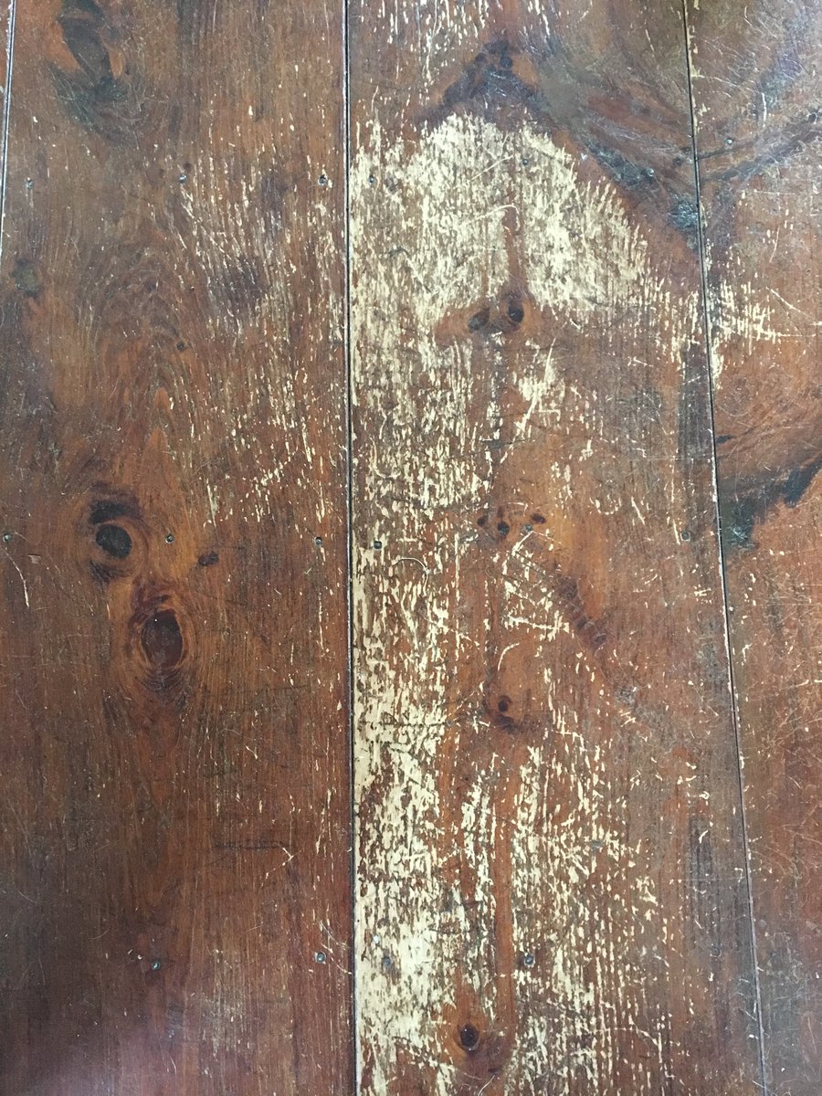 AnnieRaeMarques's tweet photo. @Nick_Offerman due to children and dogs I have scratches on my lovely pine wood floors. Aside from getting rid of everyone, do you have any tips on how to fix it? https://t.co/4kUTGstdhz