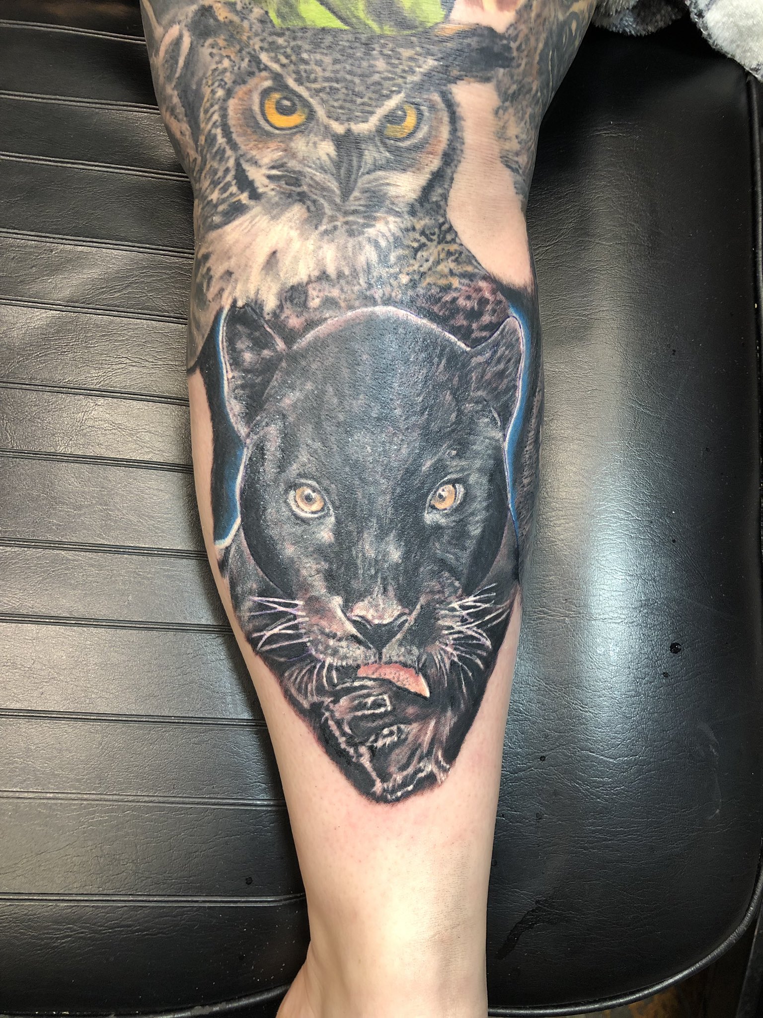 Discover more than 132 panther leg tattoo best