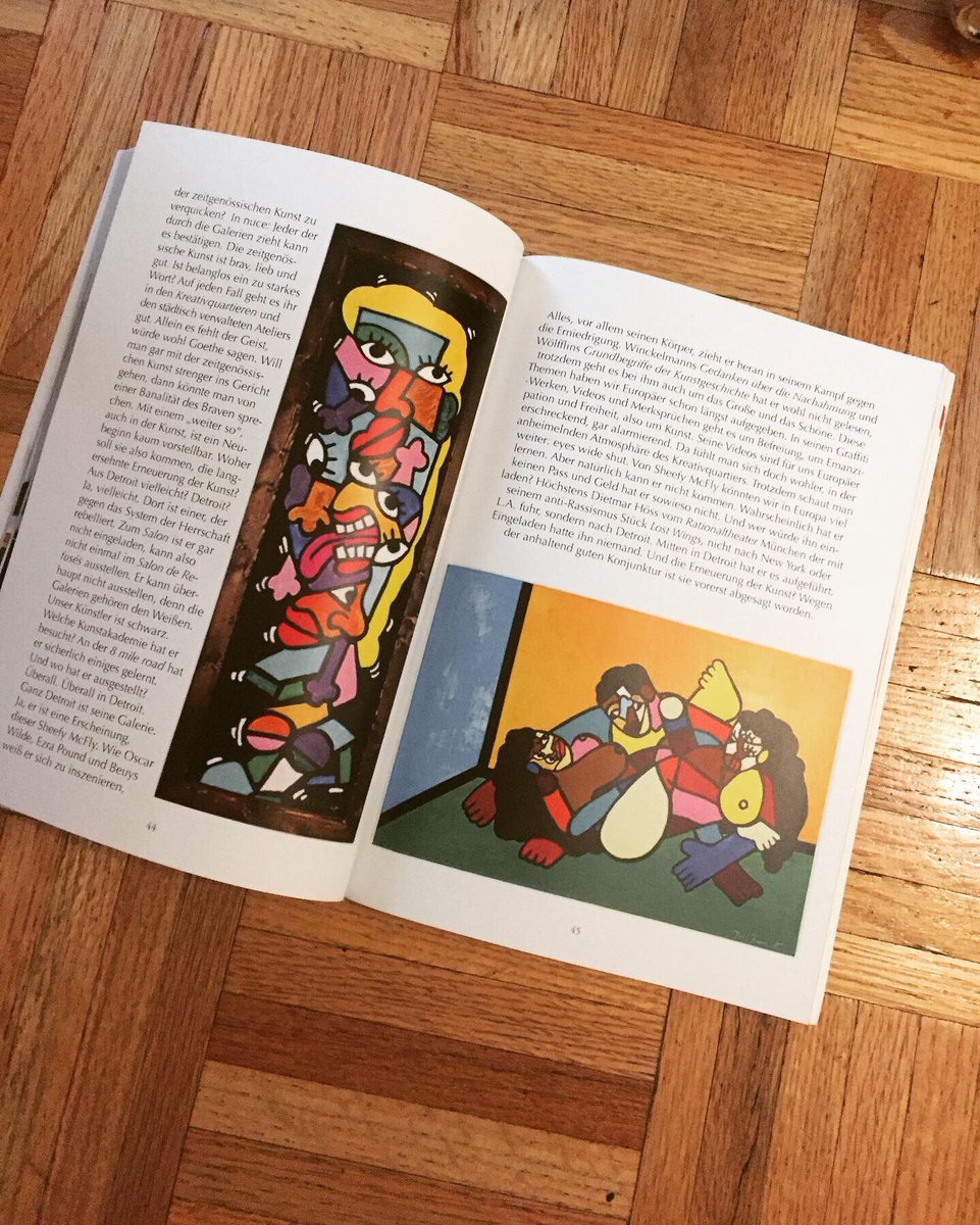 Here’s a few photos from the German magazine I was featured in. (I did the cover art too)