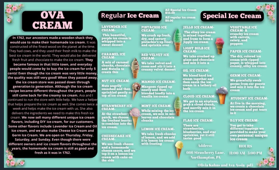 namsEnglish's tweet photo. Parts of Speech Menu Creation #summativeassessment #projectbased #creativity #partsofspeech #technology #grammar #writing #ela @NAMS1617 https://t.co/ekJ6yXV1Jw