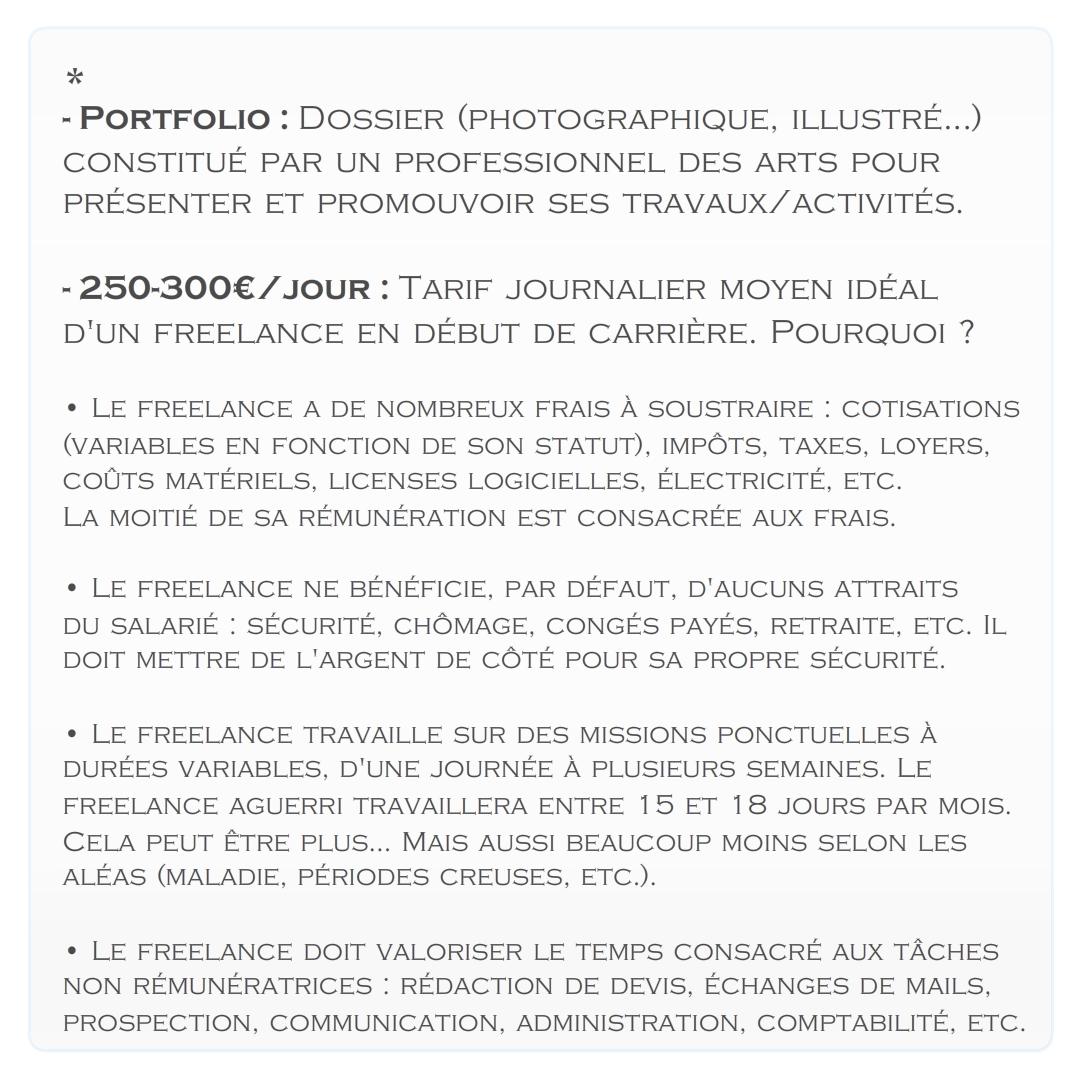 vmvdefreelance's tweet photo. LEXIQUE.
______

*Portfolio, *300€/jour. https://t.co/V8WTsxvu3Y