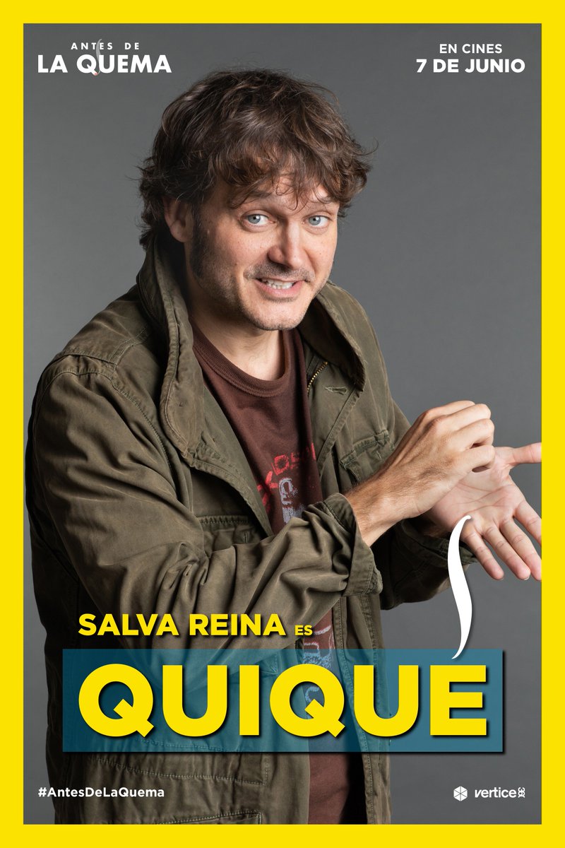 Vertice360Spain (@vertice360) on Twitter photo 📣 👉 Seguimos presentándoos al REPARTAZO de #AntesDeLaQuema, la nueva comedia de Fernando Colomo 👈📣
Hoy, uno de los nuevos rostros cómicos que más nos han hecho reír en los últimos años: <a href="/salvareinachuki/">salva reina</a> que en la peli interpreta a #Quique. ¡Deseando que lo conozcais! 💥💥 📣 👉 Seguimos presentándoos al REPARTAZO de #AntesDeLaQuema, la nueva comedia de Fernando Colomo 👈📣
Hoy, uno de los nuevos rostros cómicos que más nos han hecho reír en los últimos años: <a href="/salvareinachuki/">salva reina</a> que en la peli interpreta a #Quique. ¡Deseando que lo conozcais! 💥💥