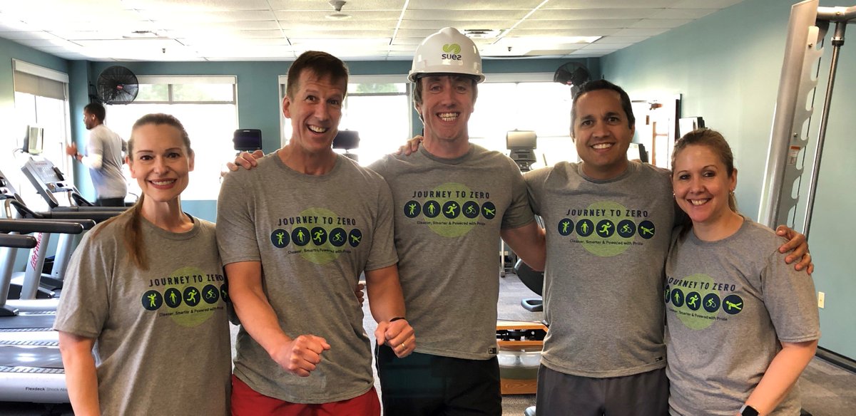 Joseph_Fay's tweet photo. Our @suezWATERTECH #SupplyChain vision incorporates an aspirational  "Journey to Zero"...accident, injuries, misses, defects, etc. So some of the SC leadership had some fun with our pentathlon "Team J2Z" #SafetyAlways https://t.co/oF4O1TUpha