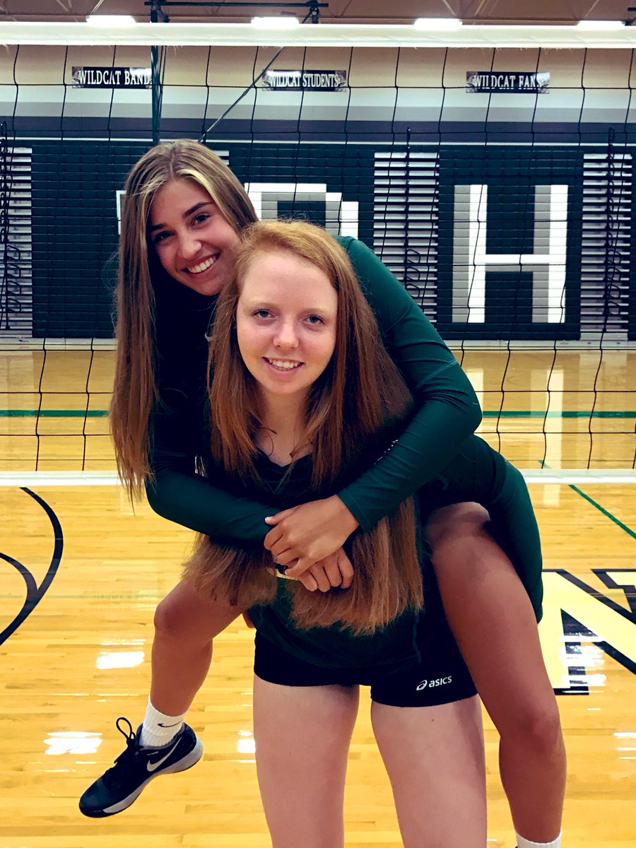 DeSotoVBall's tweet photo. Looking to watch some 🏐 this weekend? Come support @allybarnhart_ and @BascomMaya as the compete AGAINST each other at the KVA All-Star match this Saturday, 6:30pm at Washburn University’s Lee Arena. What an honor it was to be selected for this match. Good luck Ally and Maya! https://t.co/x5RpwtOeOH