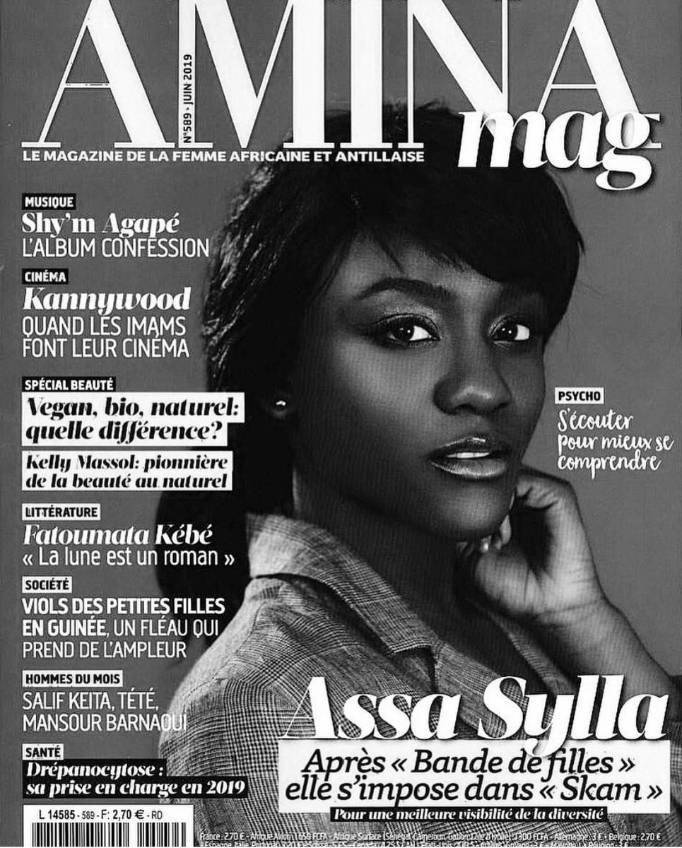 bestofassa's tweet photo. Our Queen is on the cover of Amina mag #skamfrance https://t.co/aHVkeWpEao