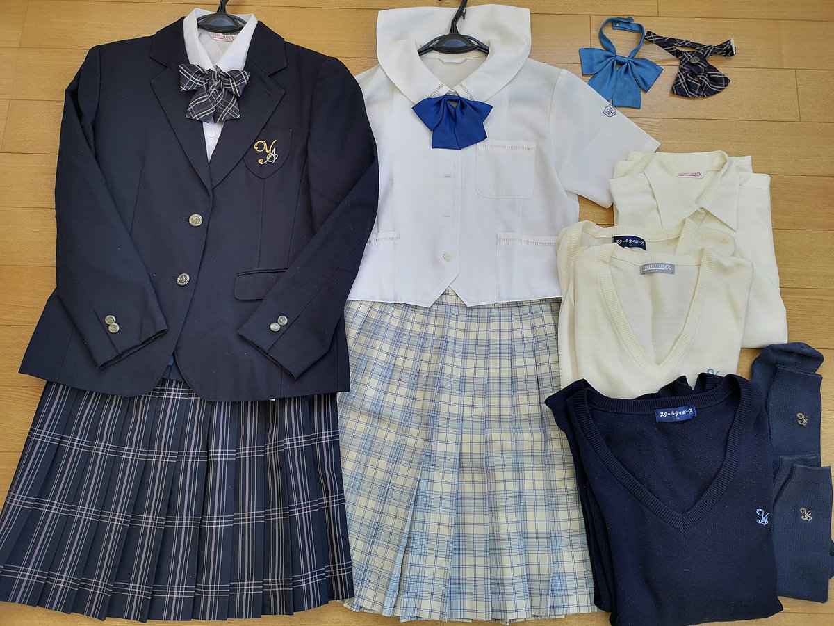 制服買取 買い取り 専門店デジタルウェブ 八雲学園中学高校 東京都目黒区 の制服セットを買い取らせて頂きました 中高の制服は同じですがリボンの形が異なります デジタルウェブへお売り頂きありがとうございました 制服 学生服 制服市場 制服買取