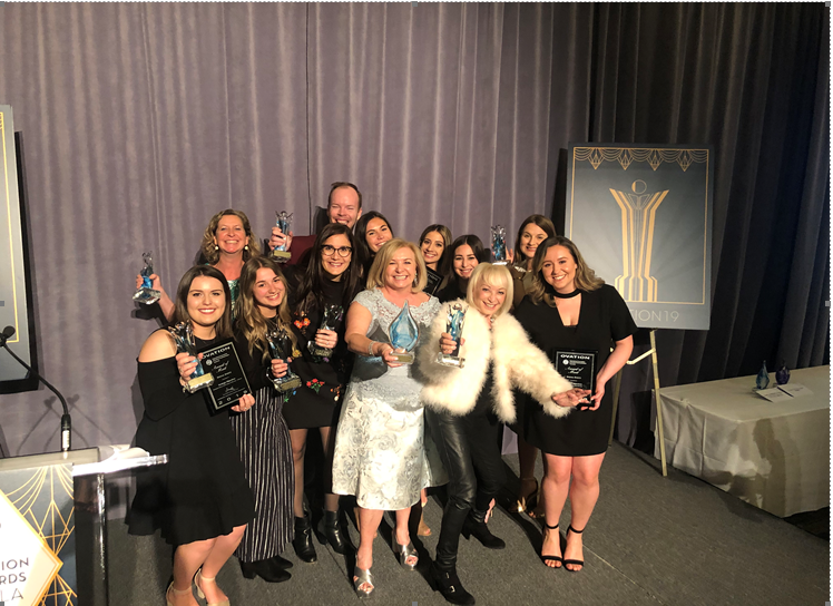 SO_pr's tweet photo. What a night! @SO_pr was named Agency of the Year with 15 big wins at the @IABCToronto #Ovation19 Awards #SOproud #WeMakeNews https://t.co/8t6JMgDdmw