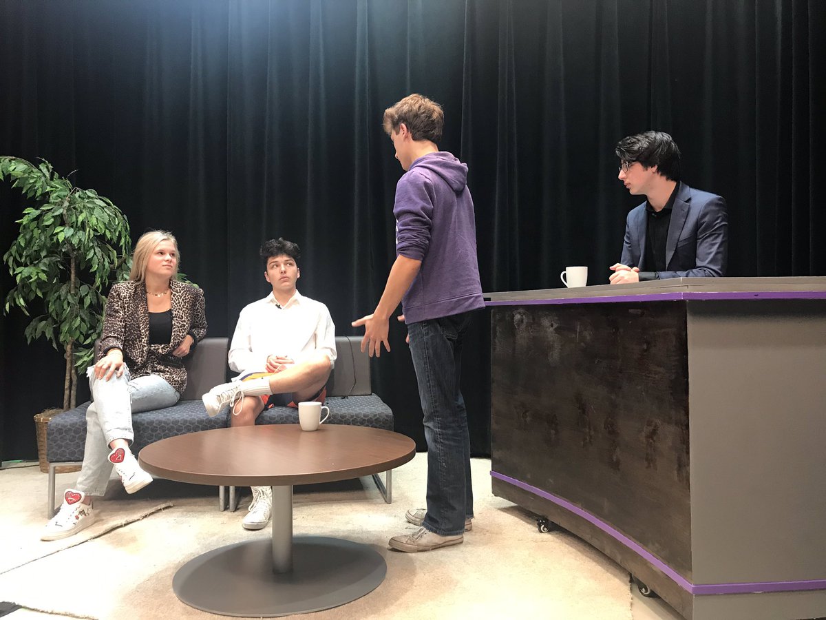 BHStvNews's tweet photo. Switching up our broadcasting styles for our #SeasonFinale https://t.co/f9MSvPVlux