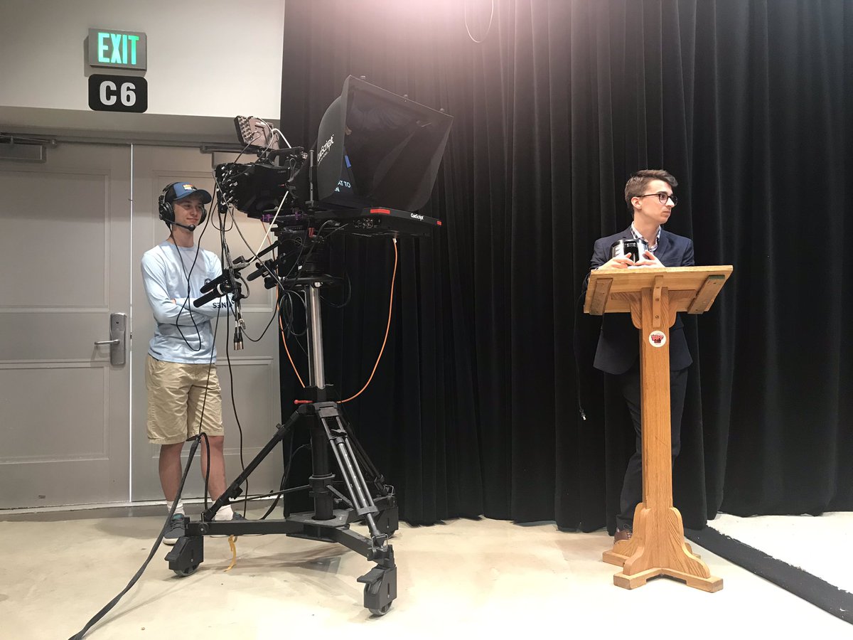 BHStvNews's tweet photo. Switching up our broadcasting styles for our #SeasonFinale https://t.co/f9MSvPVlux