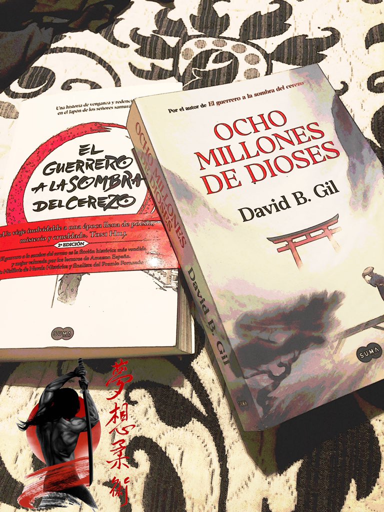 Miguelparra78's tweet photo. #ElguerreroaLaSombraDelCerezo terminado!! Que bueno! Vaya librazo!! Y pensar que lo tenia en la lista de pendientes 🤦🏽‍♂️🤦🏽‍♂️ 🥳🥳 Ahora a por #OchoMillonesDeDioses @DavidBGil   @sumadeletras @mirinconletras https://t.co/pAikUJ9kWz