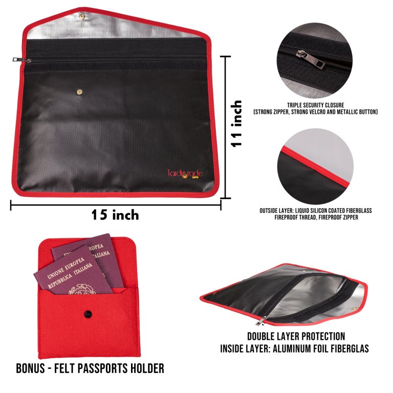 BagsTardigrade's tweet photo. Not thrilled with your Tardigrade storage bag? Return it anytime &amp; we'll gladly refund every penny. Comes with our handy felt pouch for safely storing passports.
https://t.co/nbmkU9sC1A 
#TardigradeBag #Bags #FireproofBag #FireResistantBag #WaterResistantBag https://t.co/TAELVDyR3f