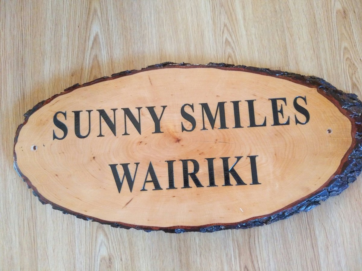 The sign is ready for our next 'Sunny Smiles' official opening in September. 
A huge thank you to 'Shoetrees' of Dorchester for their continued support.