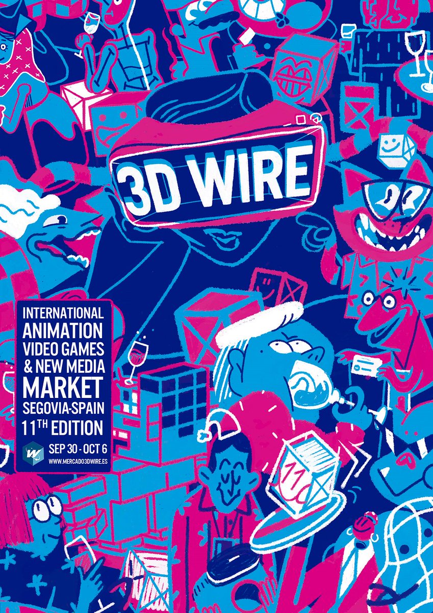 WeirdMarket's tweet photo. ¡¡Anunciamos las fechas de #3dwire2019 y desvelamos el cartelazo de @sillywalksstudi !! https://t.co/52kmkCp5fM https://t.co/UVKs4Ty0QW