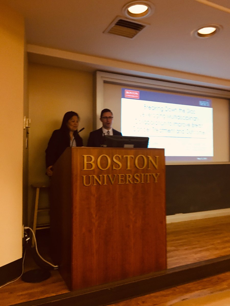 TsengJennifer's tweet image. Great grand rounds! 1 in 8 will get  #breastcancer Drs Naomi Ko &amp;amp; Michael Cassidy #MultiD Care js best ⁦@BMCSurgery⁩ ⁦@BUMedicine⁩ ⁦@The_BMC⁩ #workingtogether