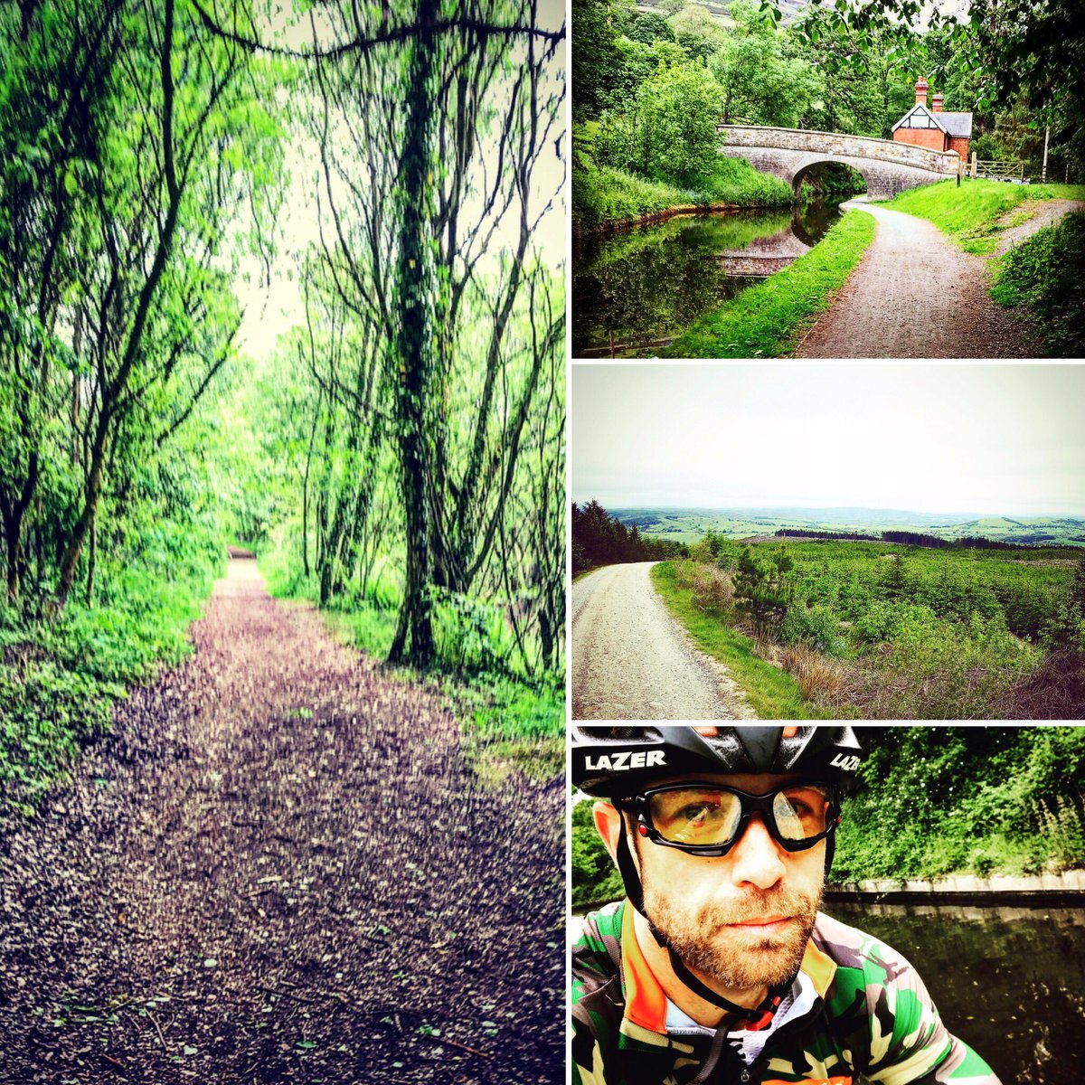 Morning ride out on the trails. #oneplanetadventure #llangollencanal #leadmines #gravelride #cycling #fitness #selfie