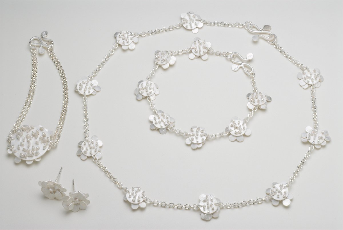 Symphony Collection, satin silver. Shop online at fionademarco.com/collections/sy… #fionademarcojewellery #silver #jewellery #symphony #beautiful #love #handmadejewellery #onlineshop