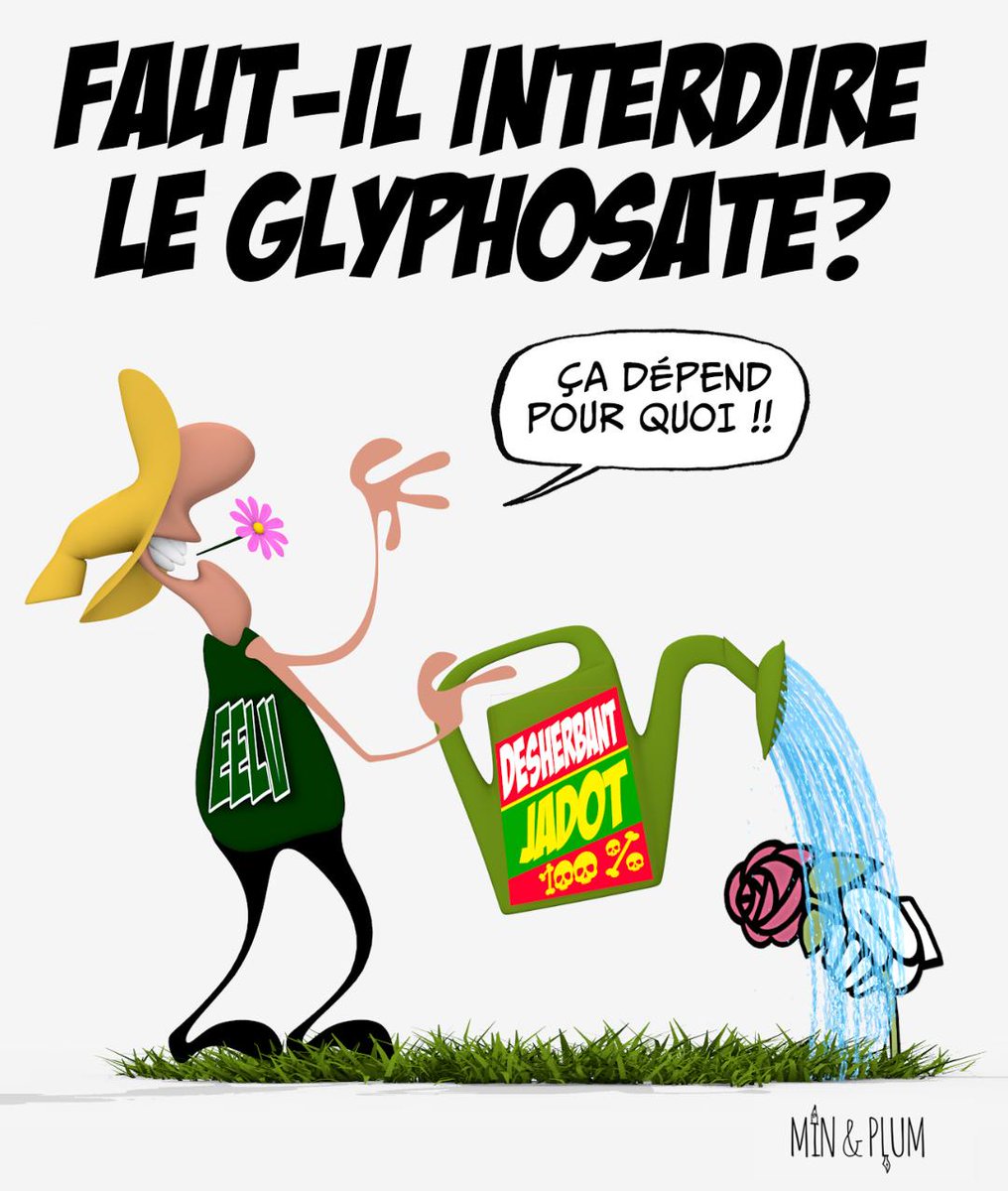 MinetPlum's tweet photo. #dessinpresse #cartoonpress #humourpresse @plantu @NPolony @yannarmelhuet @SamuelNohra @CartooningPeace @LaRevueDessinee @DilemAli @jmaphatie @MichelTaube @dessinpresse  @ouestfrance @lemonde_pol #electionseuropeennes #EELV #partisocialiste #PS #Jadot #glyphosat @libe @Le_Figaro https://t.co/ura0ym9xdF