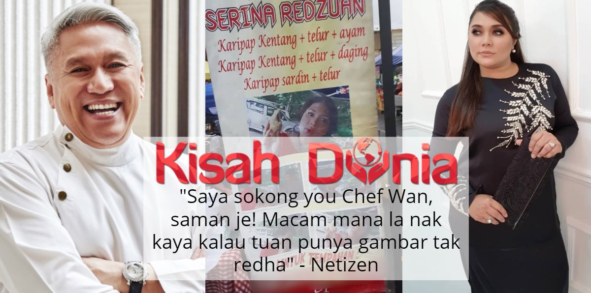 kisahdunia_com's tweet photo. Guna Foto #Serina Nak Lariskan Jualan #Karipap, Datuk Chef Wan Naik Angin Di IG! 
#DatukChefWan #Gambar 
https://t.co/RsfVL82aDS https://t.co/sIpsbK5AxD