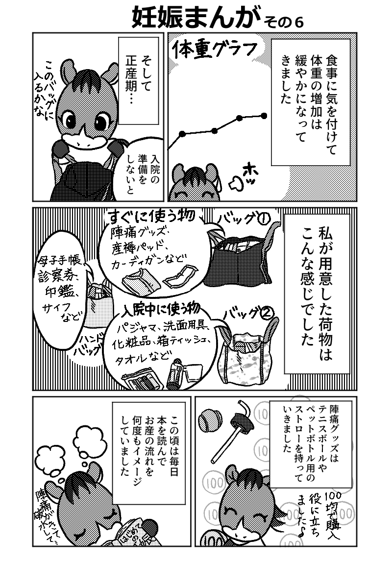 妊娠まんがその6です。
妊娠漫画はこれで終わり、次回からは出産まんがになります。
今回は臨月の話です。漫画には描いていませんが朝晩にストレッチもしていました。でも臨月になって散歩は少しサボり気味でした(笑)
#妊娠 #エッセイ漫画 