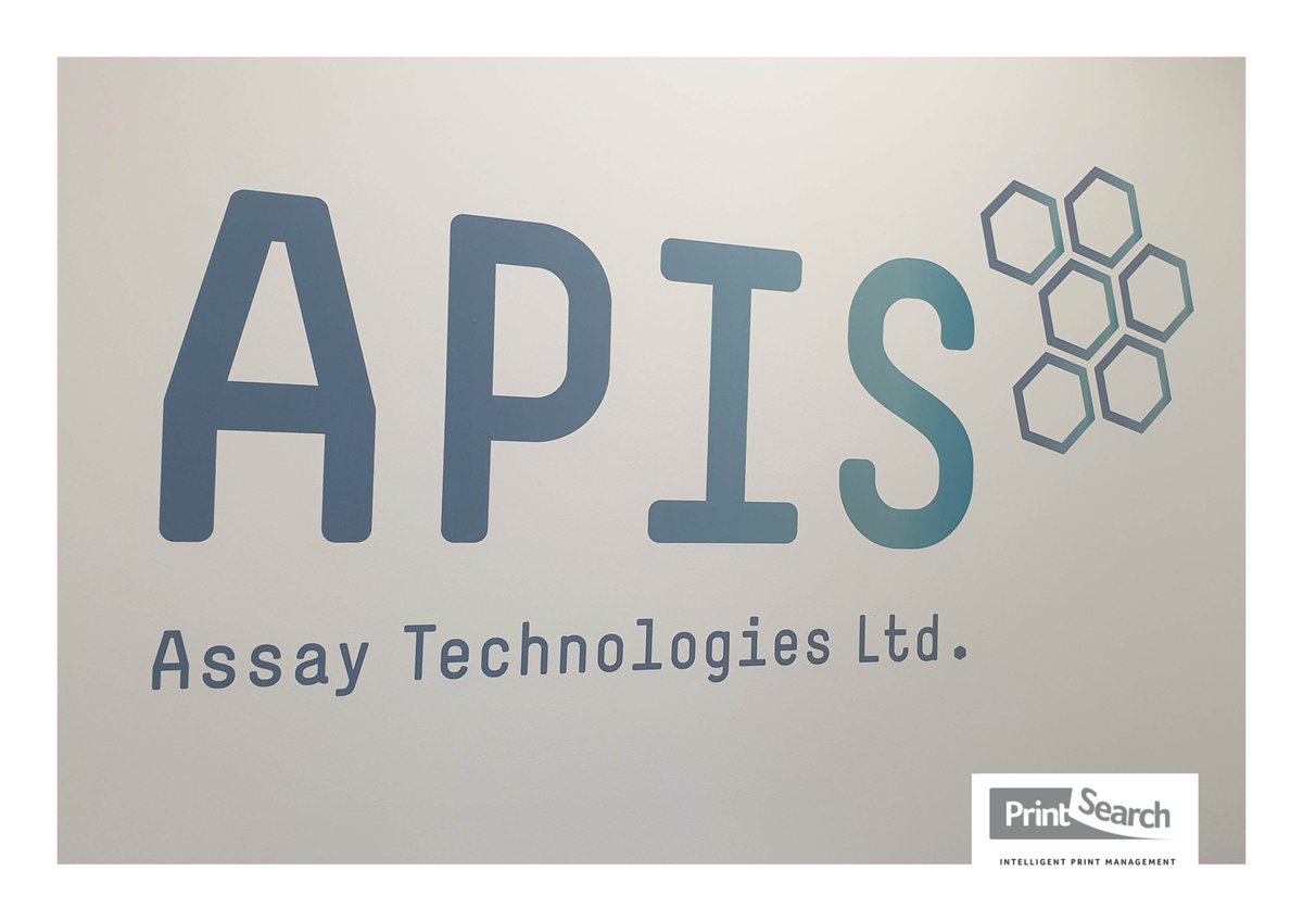 printsearch's tweet photo. We recently printed and installed this wall vinyl for @ApisAssay over at their lovely offices.

#WallVinyl #PrintManchester #Installation #Technology https://t.co/hSao1oCZri