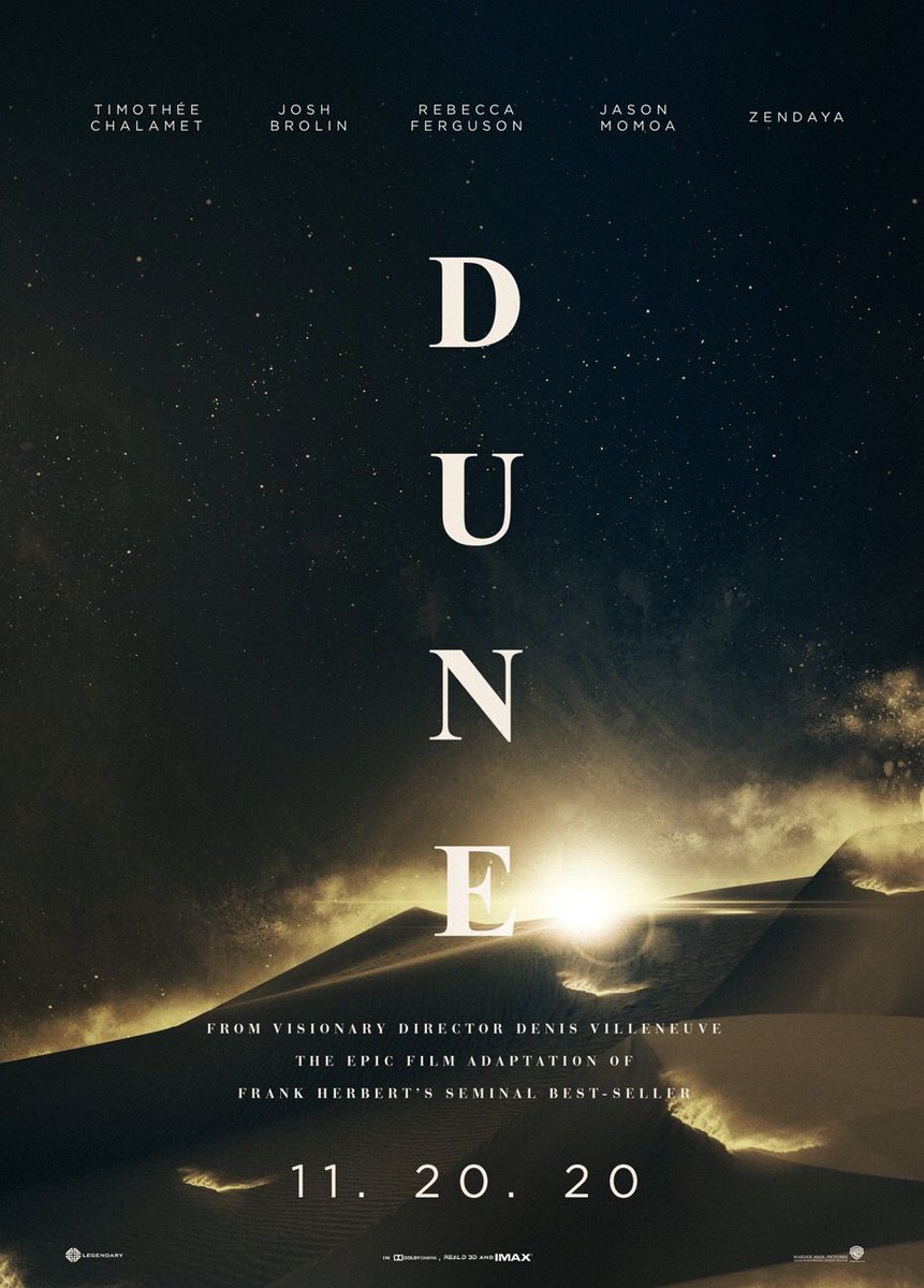 Image result for dune movie poster 2020