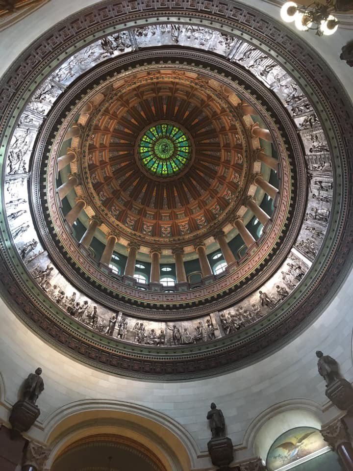ChrisWelch_JD's tweet photo. Ready for the last day of the Spring Legislative  Session. Honored to work in this majestic building.  I’ll give periodic LIVE updates from the House floor all day today.  Expect action on a balanced budget, capital bill, recreational marijuana, corporate board diversity, &amp; more. https://t.co/ufLKWwIJvj