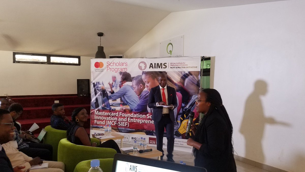 AIMS__Network's tweet photo. Happening: The participants in the MCF Social Innovation and Entrepreneurship Fund (MCF-SIEF) are pitching their ideas before the jury. 

One of the ideas pitched is the use of briquettes charcoal, a clean energy solution aimed at saving the world through environment conservation https://t.co/wHiQiGYyqA