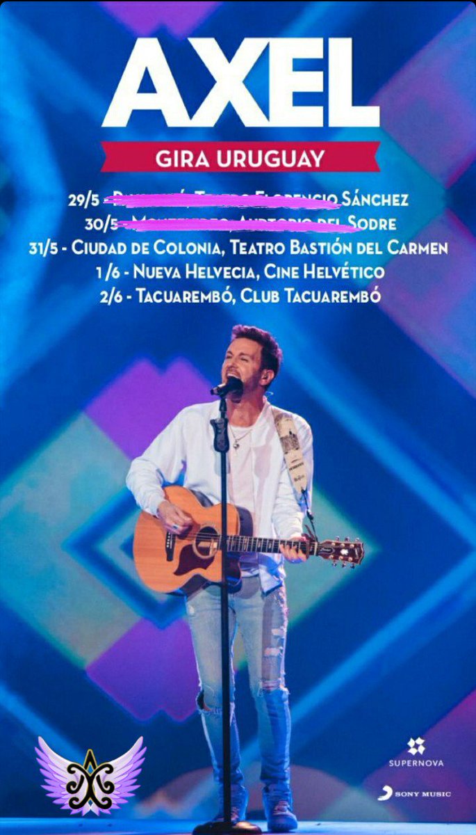 FCAngelDorado's tweet photo. ¡HOY HAY SHOW EN #CiudadDeColonia, URUGUAY !

📆 Viernes 31 de mayo de 2019
📍 Teatro Bastión del Carmen
🎫 Entradas a la venta en boleterías del teatro https://t.co/gjfsECZQeF