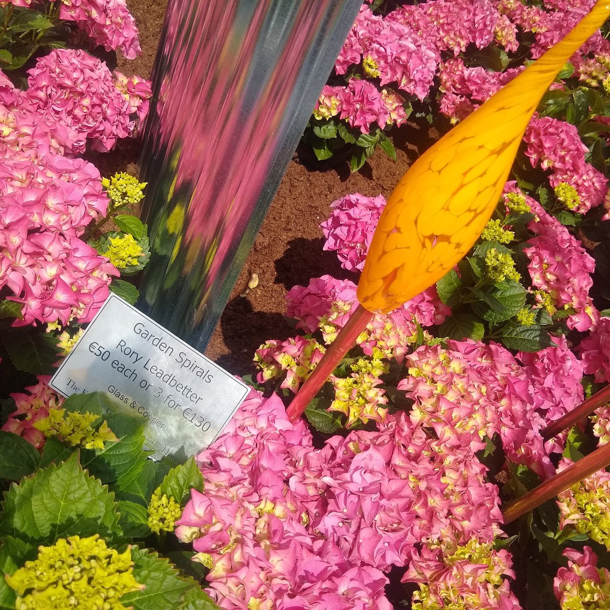 Pop of colour @bloominthepark's sculpture garden. #Bloom2019  #handcrafted
