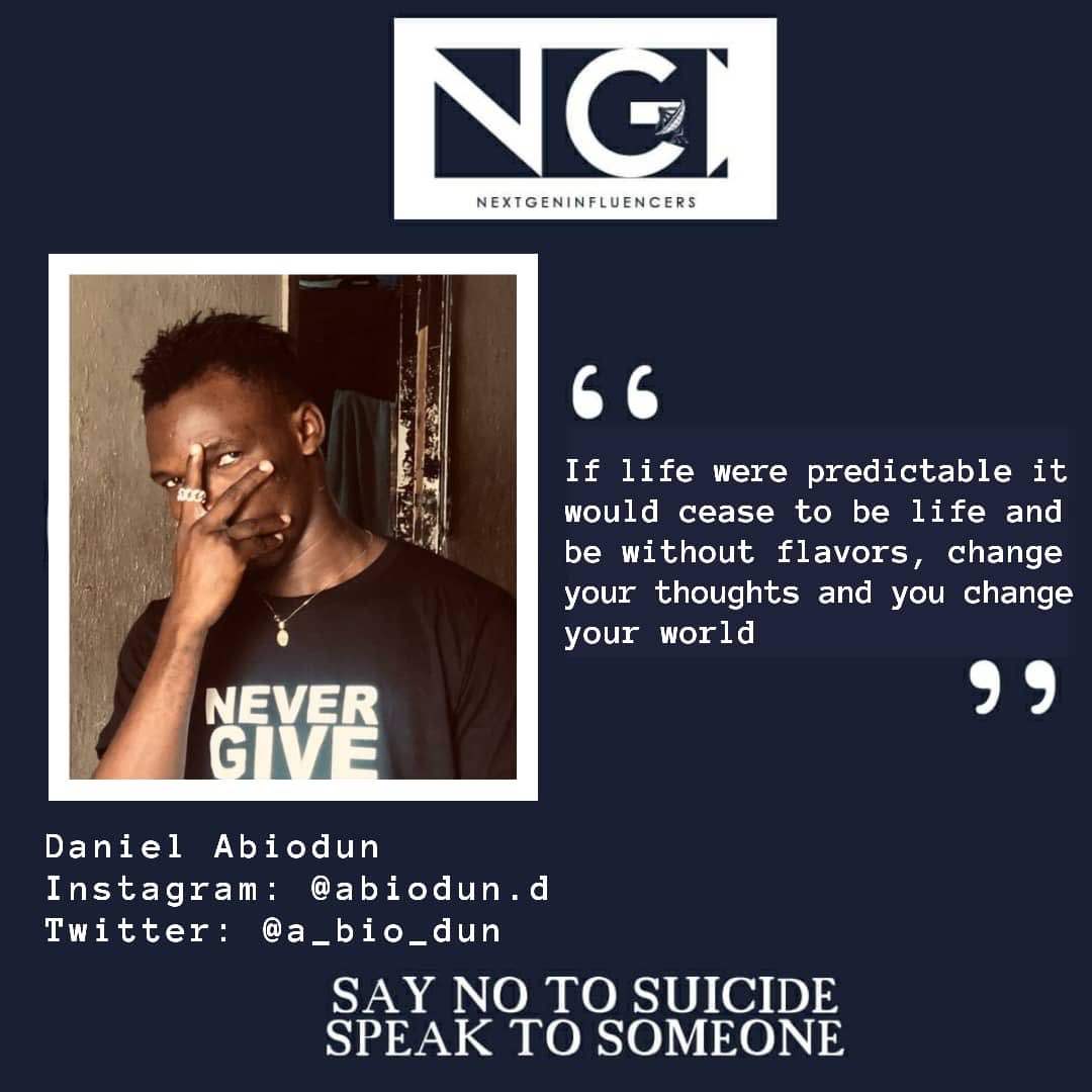 Techsavehub's tweet photo. @officialAyo_ayo @Harmedinocrest  #saynotosuicide ❣️ #nextgeninfluencer ❣️ https://t.co/7dYV0IHuH2