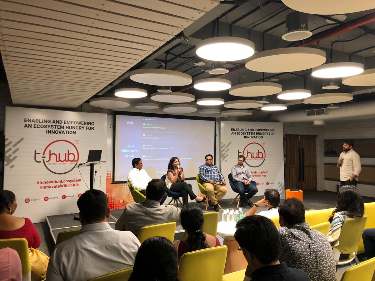 THubHyd's tweet photo. Panel discussion on Why 'Humans Need Not Apply'? provided insights to stakeholders on crafting strategies & policies for creating wealth and work for humans in the age of AI.@jigneshtalasila, @anuacharya, @Neotechub_
#DeepTech #ArcadeSeries #InnovateWithTHub #NeotecHub https://t.co/o88J8X5TyM