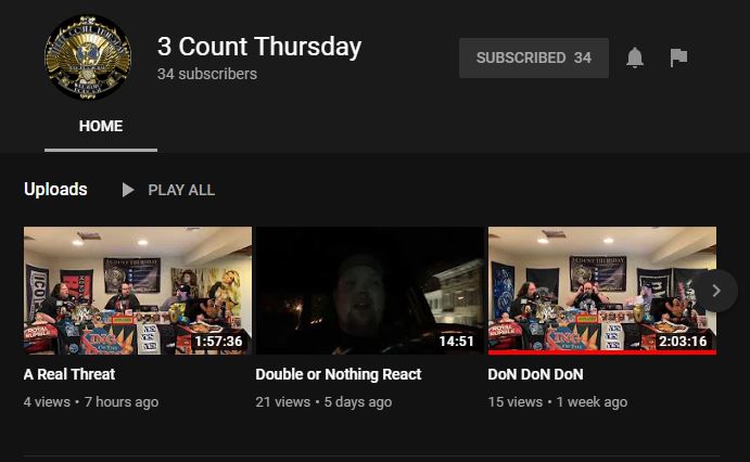3CountThursday's tweet image. Did you know we have a #YouTube channel?

We post our weekly broadcasts from #StudioL, random thoughts about the #prowrestling business, and you will even find some of our old backstage interviews from #IndyWrestling shows in Lancaster, PA

#SUBSCRIBE: tinyurl.com/3CTYouTube