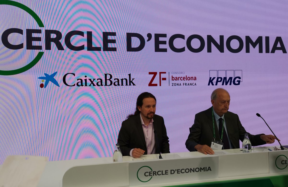 Conferencia de Pablo Iglesias en la segunda jornada de la XXXV Reunió del Cercle d'Economia.

#35rce #sitges #cercledeconomia @CdEconomia