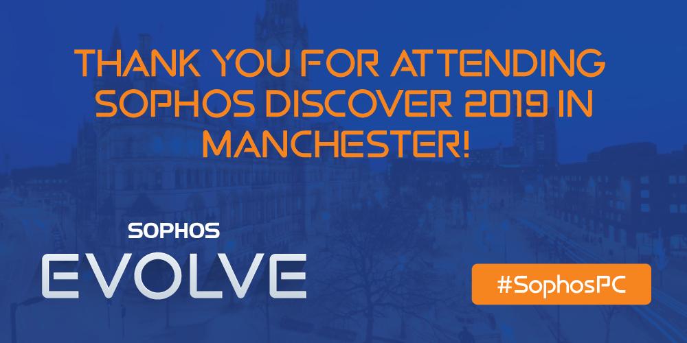 SophosPartners's tweet image. Thank you for a wonderful time, #Manchester! We hope you had as much fun as we did... See you for the next #SophosPC!