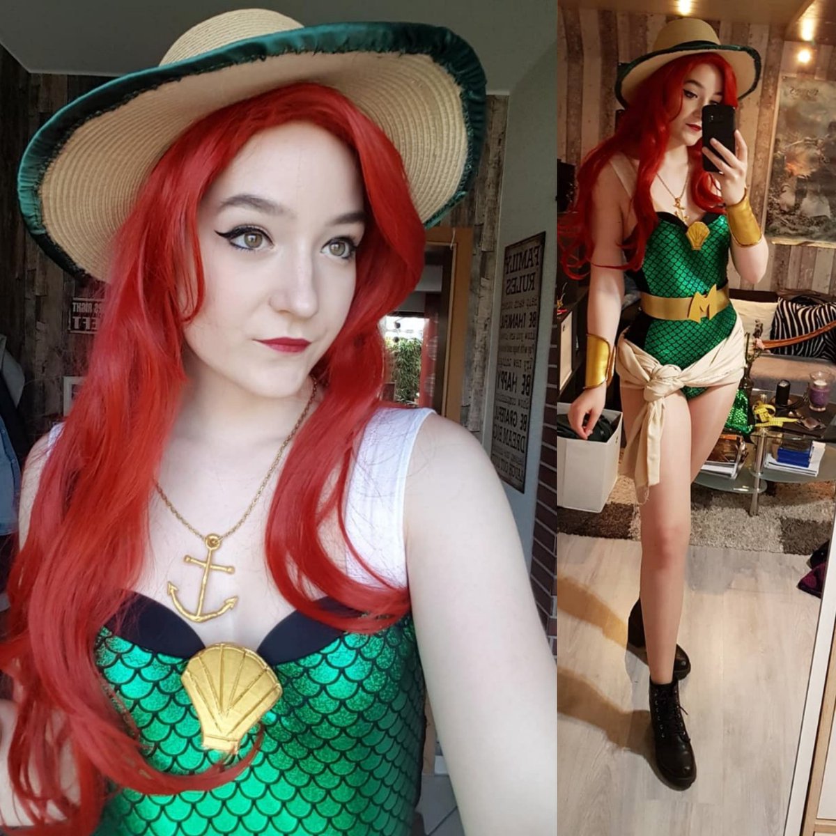 ImagineMina's tweet photo. Queen of the Ocean is on vacation π¦
New Cosplay, who dis?
See you at #dokomi2019
#Mera #Aquaman #cosplay #bombshells #bombshellmera #coplaygirl #Dccomics https://t.co/L9akbavBwb