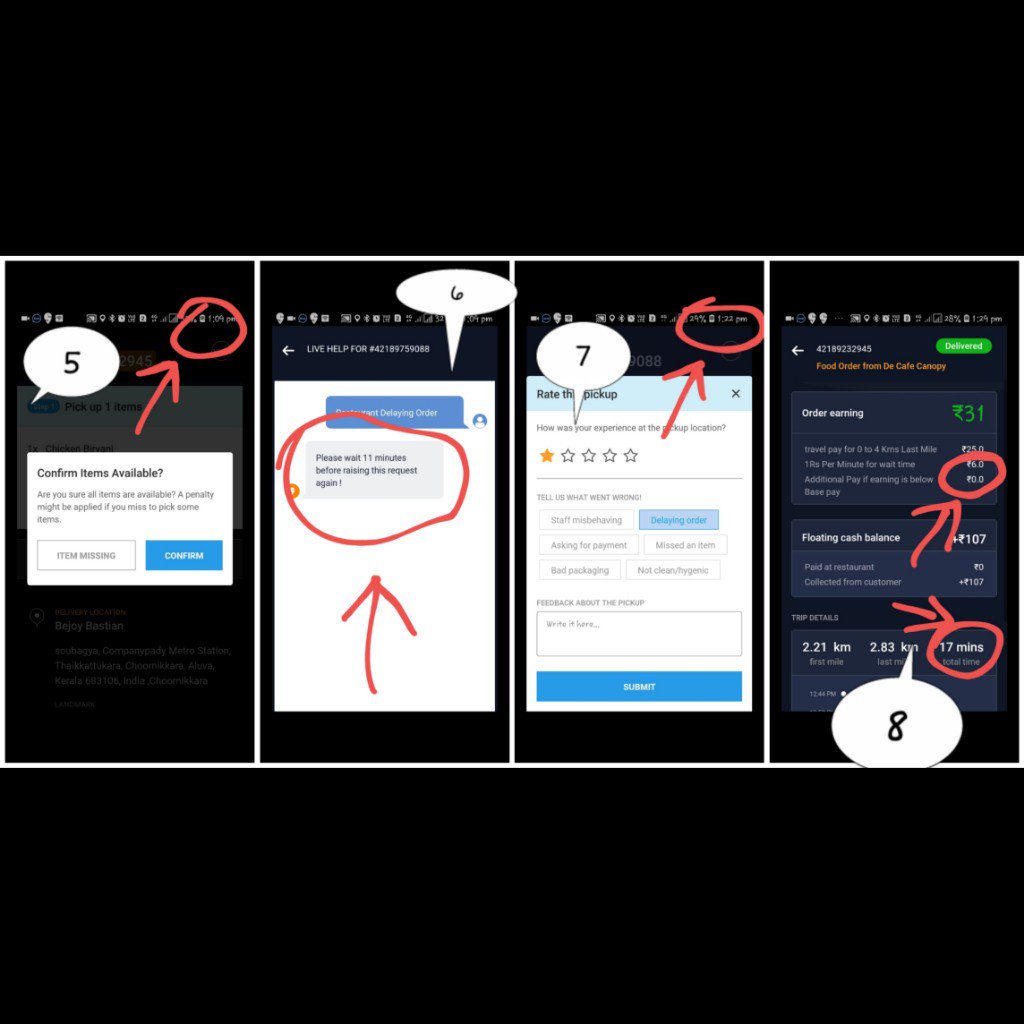 SwiggyAluva's tweet photo. swiggy cheating delivery partners(Delivery executives)
so many times reported to hub  they didnt take any actions.and our zone members makes a statement we need to share that statement to company ceo
#kerala #Kochi #Athani_hub
 @swiggy_in  @SwiggyCares  @WeAreSwiggy  @harshamjty https://t.co/EGhKQ60b30