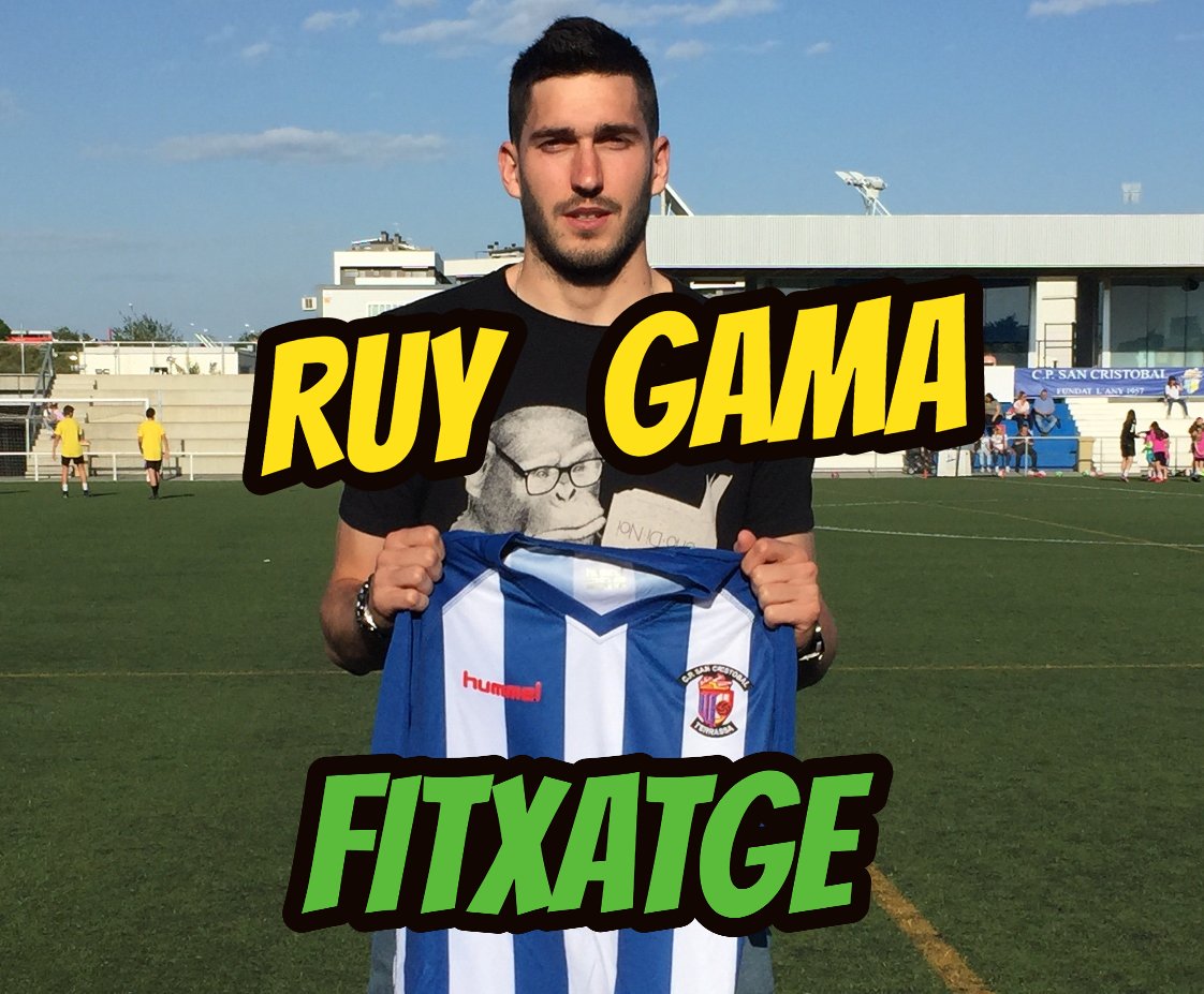 [OFICIAL] Torna a Casa!! 🏟️El davanter Ruy Gama <a href="/RuyGama/">Ruy Gama</a>, ex-<a href="/CE_Jupiter/">CE Júpiter</a> i <a href="/AtleticJuniorFC/">Atlètic Junior F.C.</a>, 1er fitxatge del <a href="/CPSanCristobal/">CP San Cristóbal</a> 2019-2020
Bentornat 🚀👏 #terrassa #futbolcat #3div5 🔵⚪️🔝