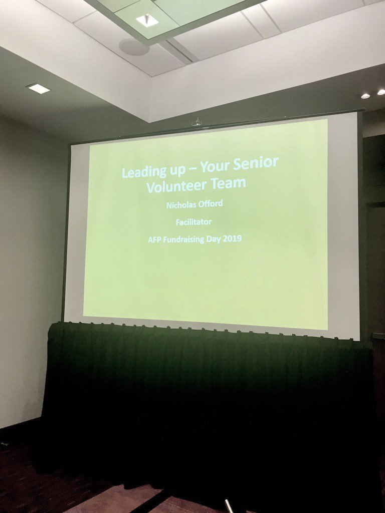 OffordGroup's tweet photo. We always love having a strong presence at AFP's inspiring fundraising day.
Yesterday, @NicholasOfford facilitated a lively discussion among sector leaders on the effective development of, and challenges with, building strong boards and philanthropic leadership.  #FD2019 https://t.co/pP55O07pqk