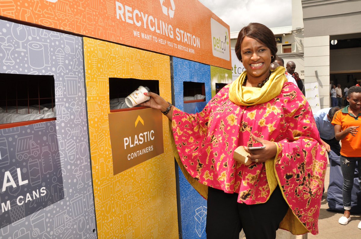 PAKPROKenya's tweet photo. Today, in partnership with @naivas_kenya and @capitalcentremall we launched our drop off sites where you can return your recyclables. Remember #Do1ThingRecycle https://t.co/Q982ornMK6