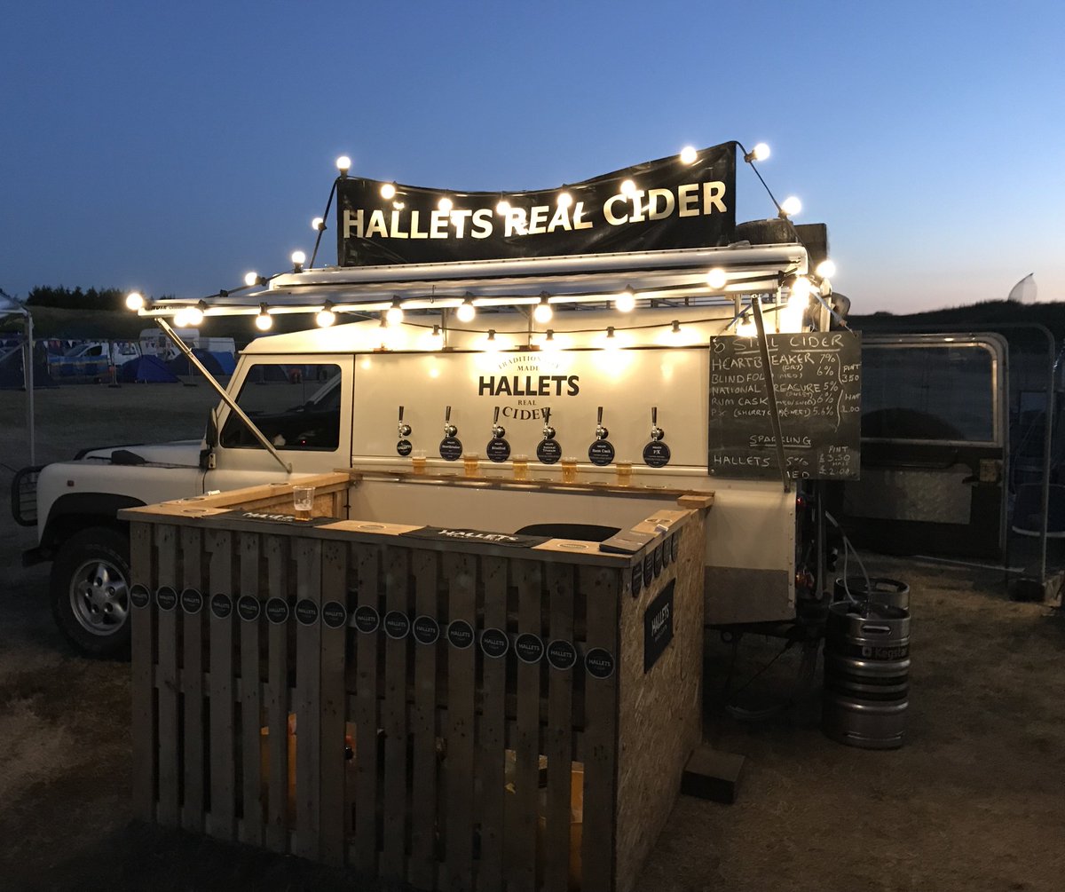 BristolCBF's tweet photo. Put the brakes on! @halletscider will be making a Defender pit stop at BCBF to serve up their beautiful cider. https://t.co/TmlgaxXhdR