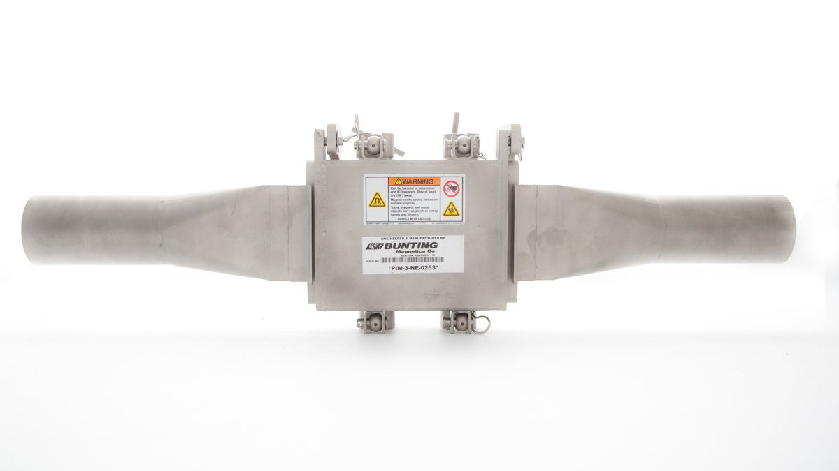 The In-Line #MagneticSeparator is one of the most popular solutions for removing metal contamination. There is no product flow obstruction but the high #magnet strength ensures capture. #foodprocessing Here are the Pros &amp; Cons | buntingeurope.com/inline-magneti…
