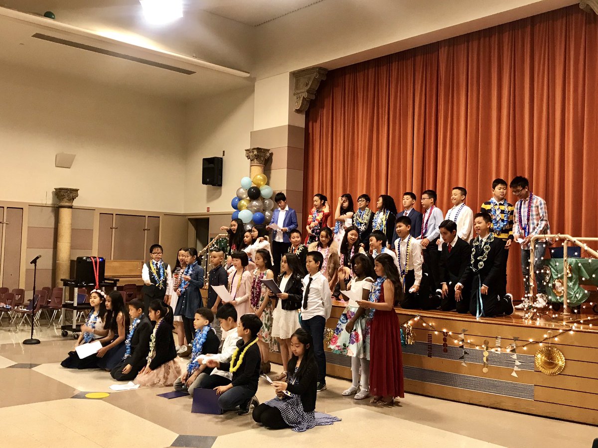 sfusdjeanparker's tweet photo. Congratulations to our 5th grade graduates! They did it! Weβre are proud of all their hard work and perseverance. Middle school here they come. #fifthgradepromotion #classof2019 #sfusd #wearesfusd https://t.co/F6o5IOXFMa