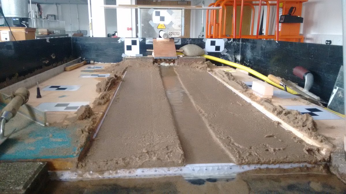 This mini #river is finally decorated and ready for the #experiments to run. #FlumeFriday