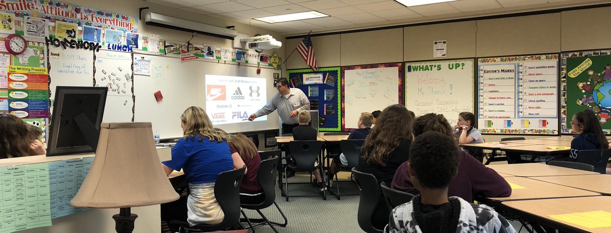MissyCirincione's tweet photo. Thank you, Mr. Shank, for sharing your career with us! We loved your presentation and learned a lot! Also thanks to @MandySovich and @cslaskowski for all of the planning for our sixth graders! What a great day! #CareerDay @CISCMSD #CISBlueTeam #CISGoldTeam https://t.co/w9q8p2qx9D