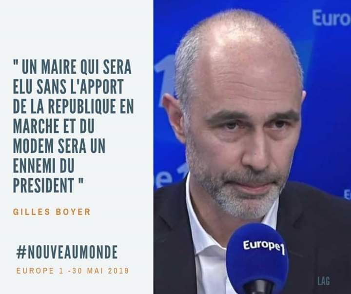 steph41230's tweet photo. 🔼 Qui ne sera pas soutenu par #LREM ou le #Modem lors des #Municipales2020 sera considéré comme un ennemi du président .. 
Président de tous les français? https://t.co/Rqo5voBtZ9