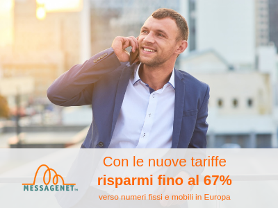 MessageNet_it's tweet photo. Da oggi è ancora più conveniente chiamare in Europa con il #VoIP #Messagenet!
Con le nuove tariffe risparmi fino al 67% e riguardano numeri fissi e mobili di Finlandia, Portogallo, Slovenia e molti altri paesi.
Puoi trovare tutte le nuove tariffe qui 👉https://t.co/oXiZmOyqtx https://t.co/PuXQbX3IAh