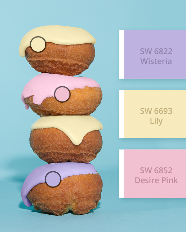 SherwinWilliams's tweet photo. Capture the colors of #nationaldonutday. 🍩 Create your palette with our ColorSnap® Visualizer app for mobile today. https://t.co/ocCzwGDuBq
🎨:
Wisteria SW 6822
Lily SW 6693
Desire Pink SW 6852
#colorsnap #pastels #donuts #sherwinwilliams #peaceloveanddonuts #diy https://t.co/zVRIGQI1hA