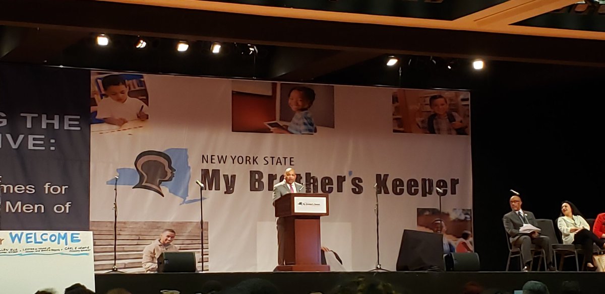 Thank you @CarlHeastie for addressing the <a href="/NYSMBK/">New York State MBK</a> Symposium and for your leadership in making #MBKNYS a reality for our young men of color.